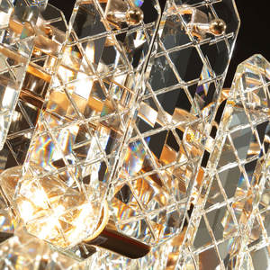 Circle Pendant <b>Light</b> Living Room Modern Luxury Round Smoke Grey K9 Crystal Chandelier - Product Image 5