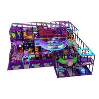 Aire de jeux intérieure sur le thème de l'espace, château gonflable, aire de jeux souple personnalisée pour enfants, trampoline, piscine à balles, centre de divertissement commercial, espace pour tout-petits