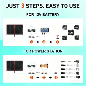 Panel Solar Plegable de 6 Celdas Alecter APH-FB35 de 100W, Silicio Monocristalino Negro, Certificado TUV, 23% de Eficiencia, Gran Oferta - Product Image 2