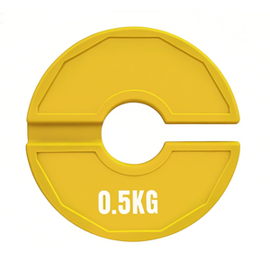 ROUSER Plaques de poids fractionnées en caoutchouc 0,25 kg, 0,5 kg, 1 kg pour l'haltérophilie et l'entraînement de force - Product Image 5