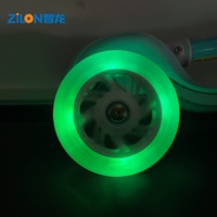 Roues de patins à roulettes en alliage PU lumineuses et durables, à changement de couleur, longue durée de vie, pour jouets à roulettes pour enfants, trottinettes et draisennes