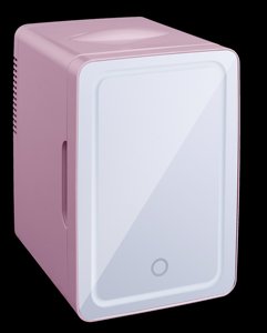Mini Refrigerador de Belleza para el Cuidado de la Piel, Refrigeradores Pequeños para Hotel, Portátil, con Luz LED, Mini Refrigerador Cosmético para Maquillaje con Espejo - Product Image 1