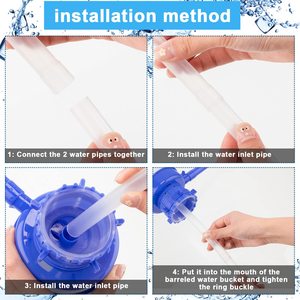 Mini Dispenser per bottiglie grandi con pressa a mano in plastica portatile 19 litri 20L litro 5 galloni pompa manuale per bottiglia d'<span class=keywords><strong>acqua</strong></span> 5.01 retviews1 - Product Image 6