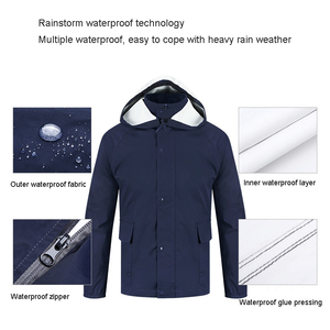 Veste de pluie compressible Veste imperméable légère pour homme Imperméable - Product Image 2