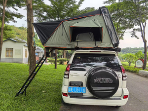 เต็นท์หลังคารถแบบแข็งสำหรับ 2 คน กันน้ำ สำหรับตั้งแคมป์บนรถยนต์ - Product Image 4