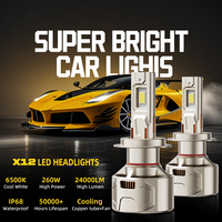 Nouvelles ampoules de phares LED pour voiture 130W super lumineuses 24000 lumens H7 H11 9005 9006 à longue durée de vie
