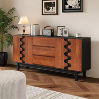 Meuble de rangement moderne en bois massif de chêne, commode à tiroirs, utilisation hôtelière, meuble TV et buffet, grande capacité, ameublement pour la maison