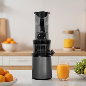 Extractor de Jugos Eléctrico Big Mouth, Máquina Exprimidora de Acero Inoxidable para Frutas y Verduras, Exprimidor Lento de Prensado en Frío para Jugos de Naranja - Product Image 3