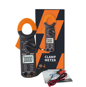 <span class=keywords><strong>Pinza</strong></span> Amperimétrica Digital DM203 con Medición de Resistencia, Capacitancia, Frecuencia y Continuidad, Apertura de <span class=keywords><strong>Pinza</strong></span> de 35 mm, <span class=keywords><strong>Corriente</strong></span> CA de 600 V - Product Image 1