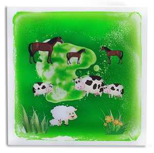 Alfombra de juego antideslizante de la serie Zoo para aliviar el estrés, la ansiedad y el autismo, con relleno líquido no tóxico y baldosas para el suelo. - Product Image 3