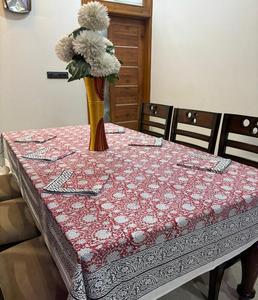 Juego de Ropa de Mesa de Algodón, Incluye Mantel y Servilletas, Diseño Moderno y Elegante para Hogar, Cocina, Banquetes, Fiestas, Bodas y Hoteles - Product Image 6