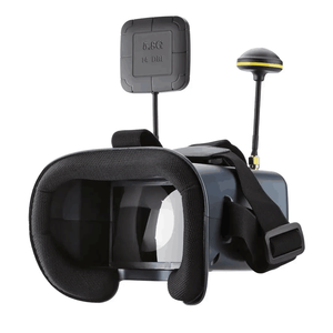 LS-008D 5.8G FPV Kính 4.3 Inch 40CH Hỗ Trợ DVR Ăng Ten Kép Pin 480*272 Mũ Bảo Hiểm <span class=keywords><strong>Receiver</strong></span> Kính RC FPV Racing Drone UAV - Product Image 2