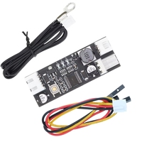 Bssy) Ventilateur PWM 12V 0.8A à 2-3 fils avec contrôle de température et régulateur de vitesse pour châssis d'ordinateur, ventilateur de refroidissement PC/CPU avec alarme de bruit
