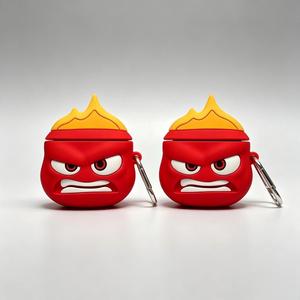Étui de luxe en silicone motif dessin animé pour écouteurs Apple <span class=keywords><strong>Airpods</strong></span> 4 Pro 2 3, design Inside Out, housse pour casque, accessoires technologiques pour téléphone portable - Product Image 4