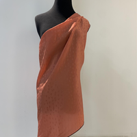 Matériau de robe en tissu Imitation soie, vinyle, acide acétique, liène à manches longues