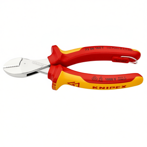 Cortador Diagonal Compacto Knipex X-Cut de 160 mm, Aislado para Uso Eléctrico, 1000 V - Product Image 1