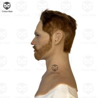 Masque de déguisement réaliste en silicone, accessoires de film, maquillage, masque de cosplay pour fête, masque de qualité pour événement surréaliste, Halloween, mascarade