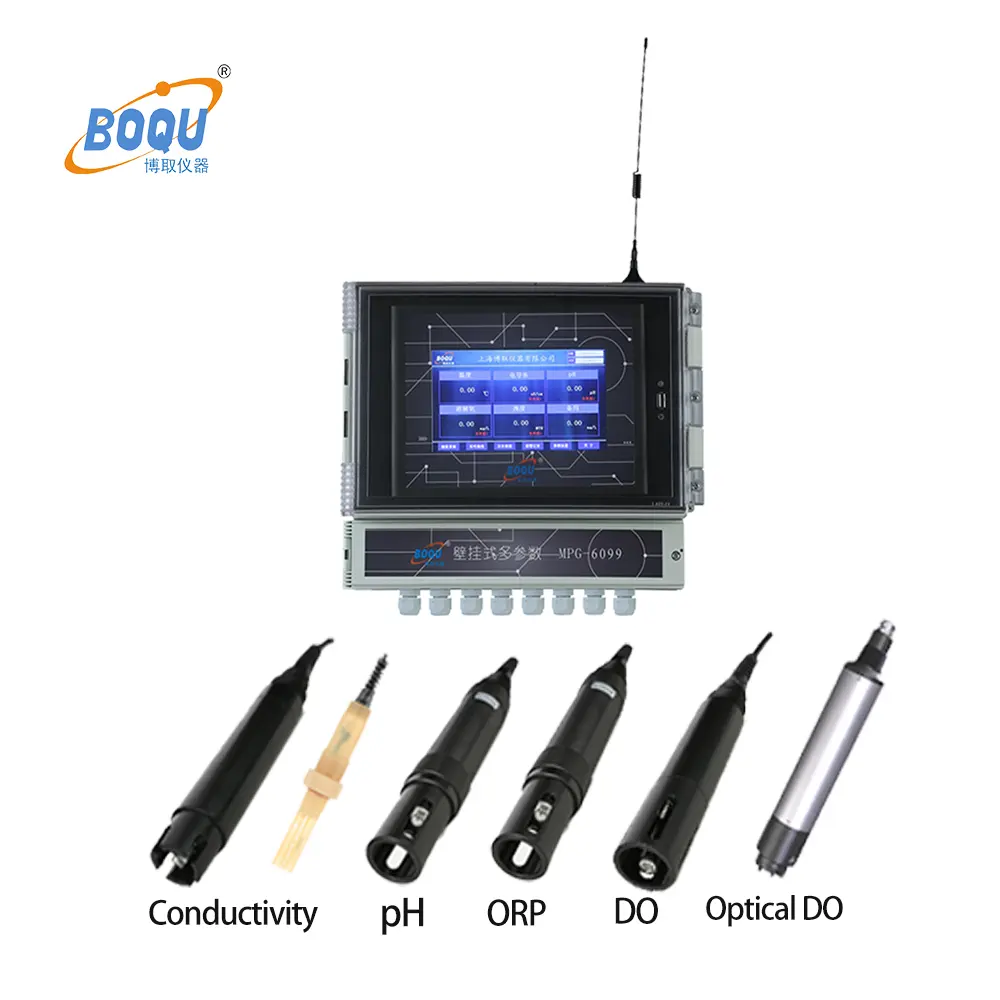 Boqu MPG-6099 amônio íon tds condutividade digital rs485 multi parâmetro sonda medidor da qualidade da água