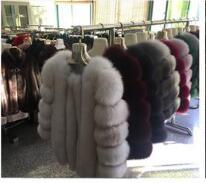 Áo khoác lông thú giả mùa đông mới năm 2018 dành cho nữ, cung cấp từ nhà máy, thời trang, lông cáo/thỏ giả màu trắng và hồng, size lớn - Product Image 4