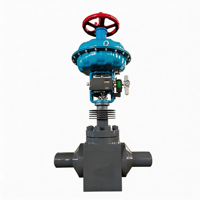 Mini-vanne de régulation de vapeur pneumatique avec corps en acier inoxydable et garniture en PTFE pour petits conduits DN15