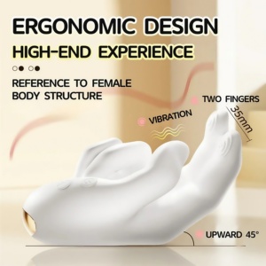 Hand Massager Finger <b>Vibrator</b> G-spot Clitoral Stimulator AV Wand Sex Toy <b>Vibrator</b> Female Masturbation <b>Vibrator</b> Female Sex Toy - Product Image 3