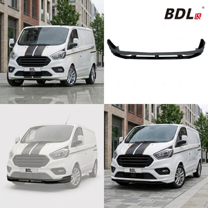 ลิ้นกันชนหน้าสปอร์ต สีดำเงา ABS + ชุดแต่ง PP สำหรับ <span class=keywords><strong>Transit</strong></span> <span class=keywords><strong>Custom</strong></span> ปี 18-23  ไม่ต้องตัด  ติดตั้งได้โดยตรง - Product Image 5