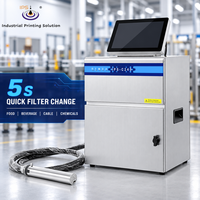 Machine de marquage à jet d'encre continu IPS-C240 CIJ, imprimante de codage haute vitesse pour l'impression de la date d'expiration et de l'heure de fabrication