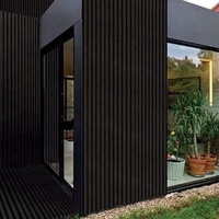 Revêtement Mural Canelé 219*26 MM pour Extérieur, Panneaux de Grande Qualité Résistants aux UV pour Bâtiment