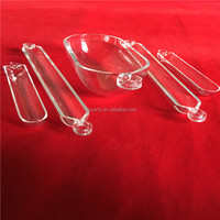 Bateau en verre de quartz de silice fondue à l'énergie solaire transparent personnalisé