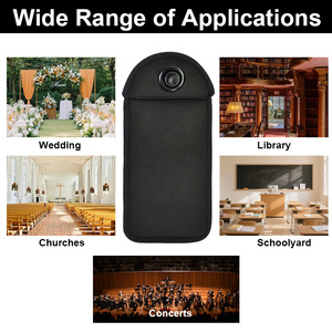 Bolsa para Teléfono Celular con Cierre Magnético <span class=keywords><strong>de</strong></span> Neopreno y Bloqueo <span class=keywords><strong>de</strong></span> Señal, Personalizable con Logotipo, para Estudiantes y Eventos Escolares - Product Image 3