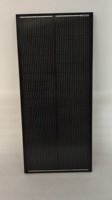 Panneau solaire monocristallin tout noir 100W, cellules 210mm, dimensions 1010x460x30mm, module photovoltaïque de charge SR-100-36M