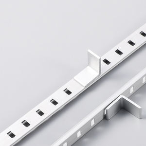 Scaffale regolabile montato su Pile, staffa di scaffale regolabile su Pile, guida per mensola regolabile, scaffale a muro regolabile - Product Image 1