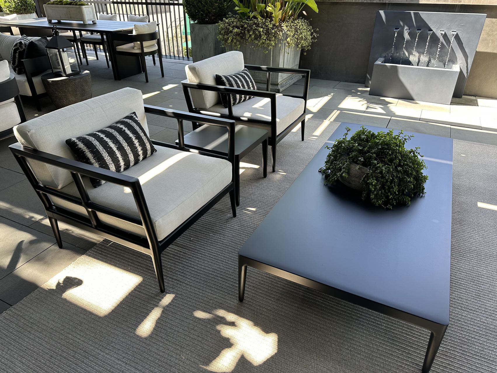 New arrival aluminum casting outdoor sofa set high-quality patio sofa set outdoor garden sofa