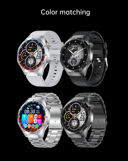 New HW95 Smartwatch  FitCloudPro Waterproof BT Call Fitness Monitor Blood Pressure IP67 Standard Smart Watch for Men