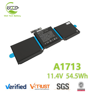 <span class=keywords><strong>Batterie</strong></span> d'ordinateur portable A1713 en gros compatible avec <span class=keywords><strong>Macbook</strong></span> <span class=keywords><strong>Pro</strong></span> 13 pouces sans Touch-Bar A1708 début 2016~<span class=keywords><strong>2017</strong></span> A2338 - Product Image 1