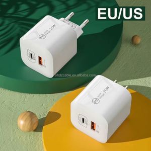 20W <b>USB</b> <b>C</b> Fast Charger Head QC3.0 Travel Wall Charger with <b>USB</b> A+Type <b>C</b> Dual Port PD Power <b>Adapter</b> - Product Image 3