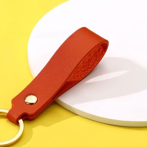 Llavero de Cuero PU Personalizado Promocional, Regalo de Moda para Dueños de Automóviles, Llavero en Blanco para Grabado Personalizado - Product Image 4