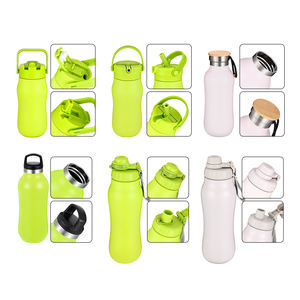 Bouteille d'eau en acier inoxydable isolée de forme <span class=keywords><strong>gourde</strong></span> de 24 oz, personnalisable, facile à transporter, ODM - Product Image 5