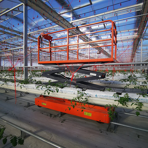 Carrito de riel de tubería Tijera Plataformas eléctricas Escalera de cosecha móvil hidráulica para agricultura - Product Image 5
