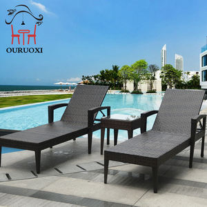 Resort Loisirs Hôtel Jardin Piscine Chaise Patio Chaise Longue Soleil Lit Plage Salon Chaise Extérieure - Product Image 2