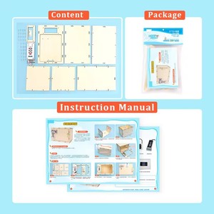 Công Nghệ Sáng Tạo Bằng Gỗ Gizmo <span class=keywords><strong>DIY</strong></span> Cơ Khí Hộp Khóa Mật Khẩu Câu Đố Đồ Chơi Sinh Viên Thiết Bị Giáo Dục Đồ Chơi - Product Image 6