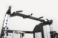Appareil de musculation tout-en-un pour la maison, rack commercial multifonctionnel avec câble Smith, rack à squats en acier, pour triceps et bras