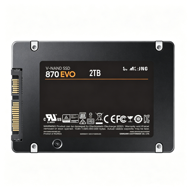 870 EVO SATA 2.5inch Solid State Drive 2TB MZ-77E2T0BW Desktop PCIE 4.0 Computer SSD Plc Brand New and Original