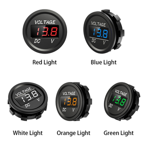 Kewig ODM OEM không thấm nước phổ 5-48V đầu vào chống cháy PC Chất liệu LED điện áp mét cho xe máy xe thuyền sửa đổi - Product Image 4