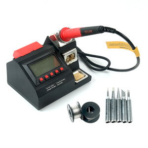 <span class=keywords><strong>60W</strong></span> हाई-एंड बुद्धिमान डिजिटल डिस्प्ले सोल्डरिंग आयरन फास्ट हीटिंग स्लीप मोड 500 तापमान डिग्री vde कस्टम लोगो - Product Image 1