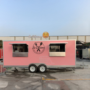 Pizza Trailer Outdoor Dessert Food Truck CE Certified Coffee Snack <b>Cart</b> - Product Image 5