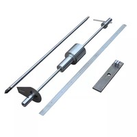 Penetrómetro de Cono Dinámico DCP de 8 kg, Prueba de Penetración de Suelo SPT