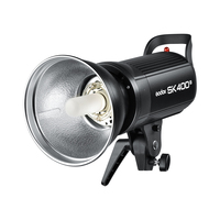 Go dox 3 * SK400II KIT 400Ws Bowens Mount avec Softbox 2*2.8m stand de lumière 4m stand de lumière supérieure pour Studio Strobe Flash Light kit