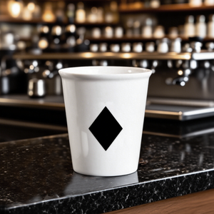 Giá bán buôn kích thước nhỏ công suất Trắng sứ gốm cốc cà phê cốc cốc mà không cần xử lý mô hình tùy chỉnh biểu tượng Quà Tặng item - Product Image 3