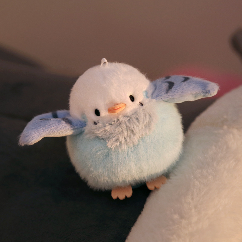 Stand shoulder doll-parrot blue
